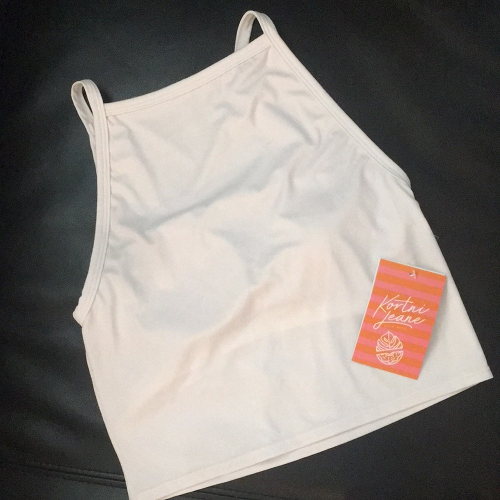 L nwt old high rise in pure white